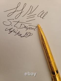 Stylo à bille S. T. Dupont Afrique, Édition Limitée, Total 1000, État Neuf