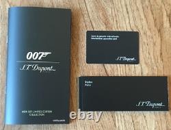 Stylo à bille S. T. Dupont James Bond 007 noir et or, 415048, neuf en boîte