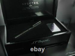 Stylo à bille S. T. Dupont James Bond Spectre 007 en PVD noir, 142034, neuf dans sa boîte