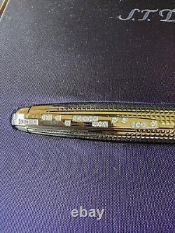 Stylo à bille S. T. Dupont Olympio 24 diamants goutte édition limitée 259/1952