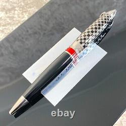 Stylo à bille S. T. Dupont Race Machine Rouge et Noir Laqué Presse-papiers Neuf avec boîte