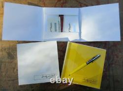 Stylo à bille en édition limitée St Dupont Andy Warhol Marilyn Monroe laque jaune