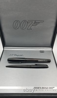 Stylo à bille et crayon St Dupont James Bond 007 Édition Limitée Gunmetal