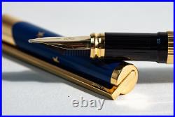 Stylo à plume S. T. Dupont Cartouches Europa 1993 Édition Limitée avec Nib Medium 18K