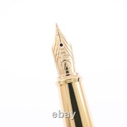 Stylo à plume S. T. Dupont Collection Bogart, Édition Limitée, Nib M, Or