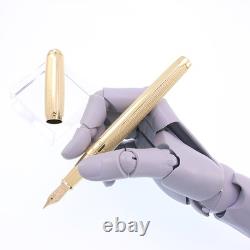 Stylo à plume S. T. Dupont Collection Bogart, Édition Limitée, Nib M, Or