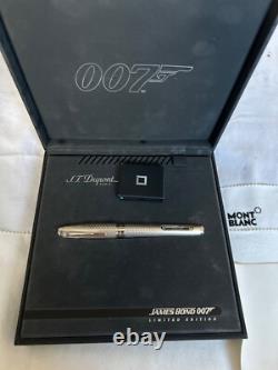 Stylo à plume S. T Dupont James Bond 007 Édition Limitée 3007, Nib M 18K - État neuf