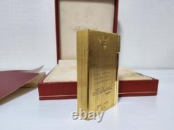 Stylo de luxe de collection Dupont Gatsby Gold édition limitée d’occasion