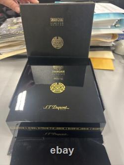 Stylo en Édition Limitée Shanghai St DuPont Paris Numéro 36/1088 Ensemble Complet Légèrement Utilisé