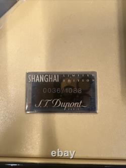 Stylo en Édition Limitée Shanghai St DuPont Paris Numéro 36/1088 Ensemble Complet Légèrement Utilisé