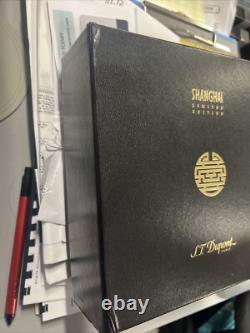 Stylo en Édition Limitée Shanghai St DuPont Paris Numéro 36/1088 Ensemble Complet Légèrement Utilisé