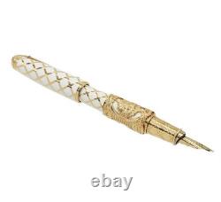 Stylo-plume DuPont Versailles Nib en or 18K Édition limitée 1686/1686 Or Blanc