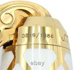 Stylo-plume DuPont Versailles Nib en or 18K Édition limitée 1686/1686 Or Blanc