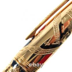 Stylo plume Dupont Pharaon Édition Limitée 18K Nib M Boîtier en or Rare
