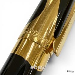 Stylo-plume Dupont vintage 1993 Art nouveau en édition limitée, or 18 carats, 2456/4000