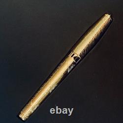 Stylo plume S. T. DuPont Afrika édition limitée (71/1000) plume M 18 carats avec boîte/livres