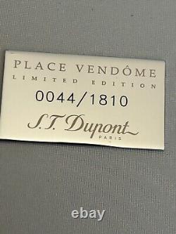 Stylo-plume S. T DuPont Place Vendome Édition Limitée (0044/1810), Plume 18K M - Neuf