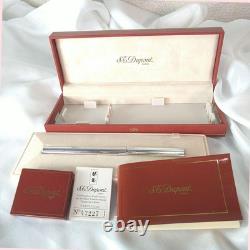 Stylo plume S. T. Dupont 750 K18 Nib en or, en argent sterling 925, vintage inutilisé