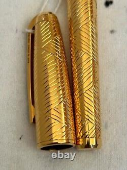 Stylo-plume S.T. Dupont Afrika/Africa Édition Limitée 1000, pointe M en or 18 carats - Comme neuf