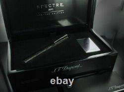 Stylo-plume S. T. Dupont James Bond Spectre 007 en PVD noir, 141034, neuf dans sa boîte