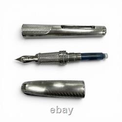 Stylo-plume édition limitée Dupont James Bond 007 en argent, plume F en or 18 carats
