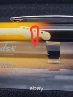 Stylo roller S. T. Dupont Paris Fender édition limitée, D Line, boîte ouverte, neuf