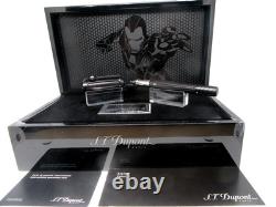 Stylo roller en édition limitée Iron Man de St Dupont avec boîte et papiers S66