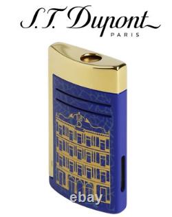 Support de coupe-cigare St Dupont Partagas Maestra édition limitée or bleu 003495