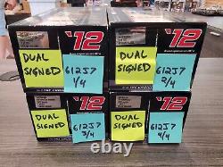 XRARE 4 Voiture 2012 Jeff Gordon Dual Signed #24 DuPont Corporate Set 124 ARC MIB