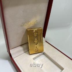 Zippo S. T. Dupont Fleur de Lis Triple Lily Briquet Limité Dupont Or