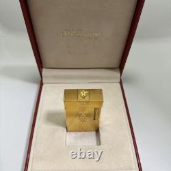 Zippo S. T. Dupont Fleur de Lis Triple Lily Briquet Limité Dupont Or