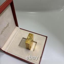 Zippo S. T. Dupont Fleur de Lis Triple Lily Briquet Limité Dupont Or