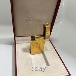 Zippo S. T. Dupont Fleur de Lis Triple Lily Briquet Limité Dupont Or