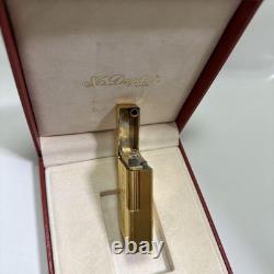 Zippo S. T. Dupont Fleur de Lis Triple Lily Briquet Limité Dupont Or